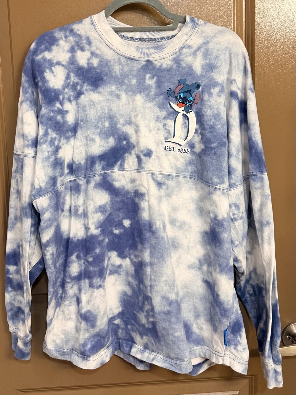 Disneyland Blue Tie-Dye Stitch Spirit Jersey